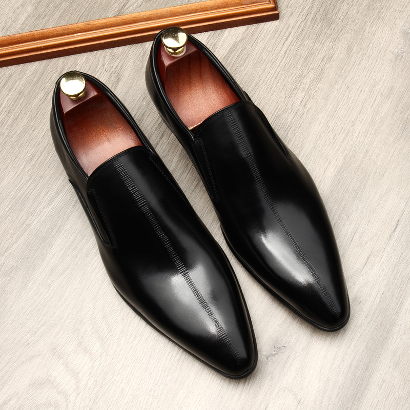 Rozmiar 6-12 Ręcznie robione męskie mokasyny oryginalne skórzane czarne brązowe mężczyźni sukienka buty ślubne poślizg na butach włoska moda