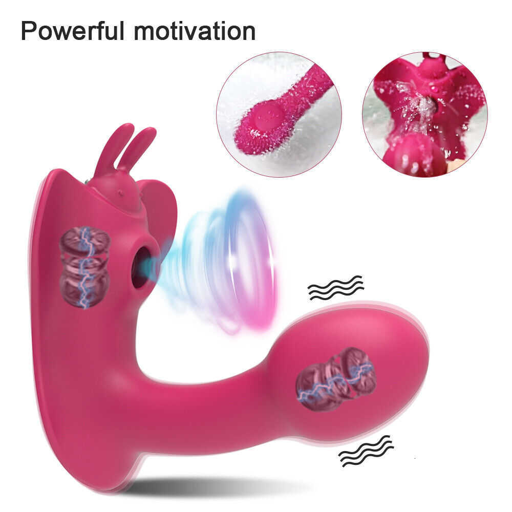 Bärbar sugande vibrator fjärrkontroll trosor ägg g spot anal dildo klitor stimulator vibratorer för kvinnor 18