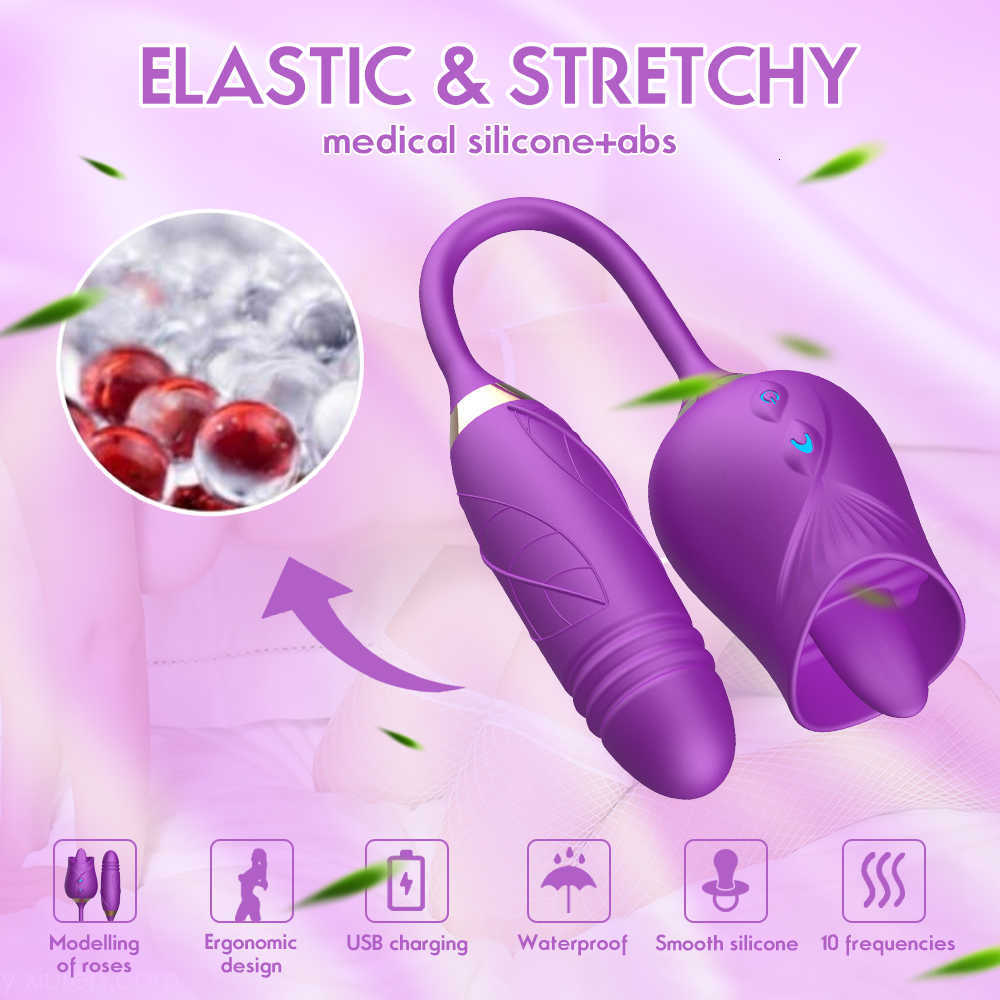 Massager 10 Speed ​​Rose Sucking Vibrator CLIT SUCKER NIPPLE CLITRAIS STIMULATION G SPOT VIVATING Kvinnlig onani för kvinnor