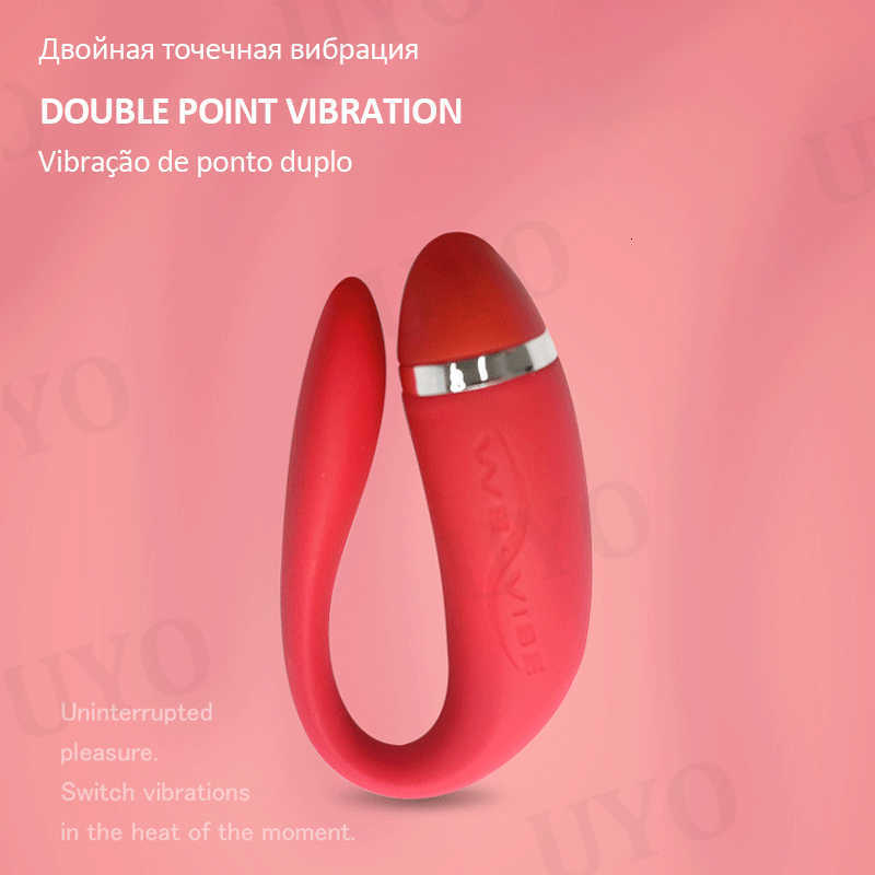 We-vibe Couple Shop Vibrator, weiches Silikon, G-Punkt-Klitoris-Stimulator, wasserdicht, 18 cm, für Frauen