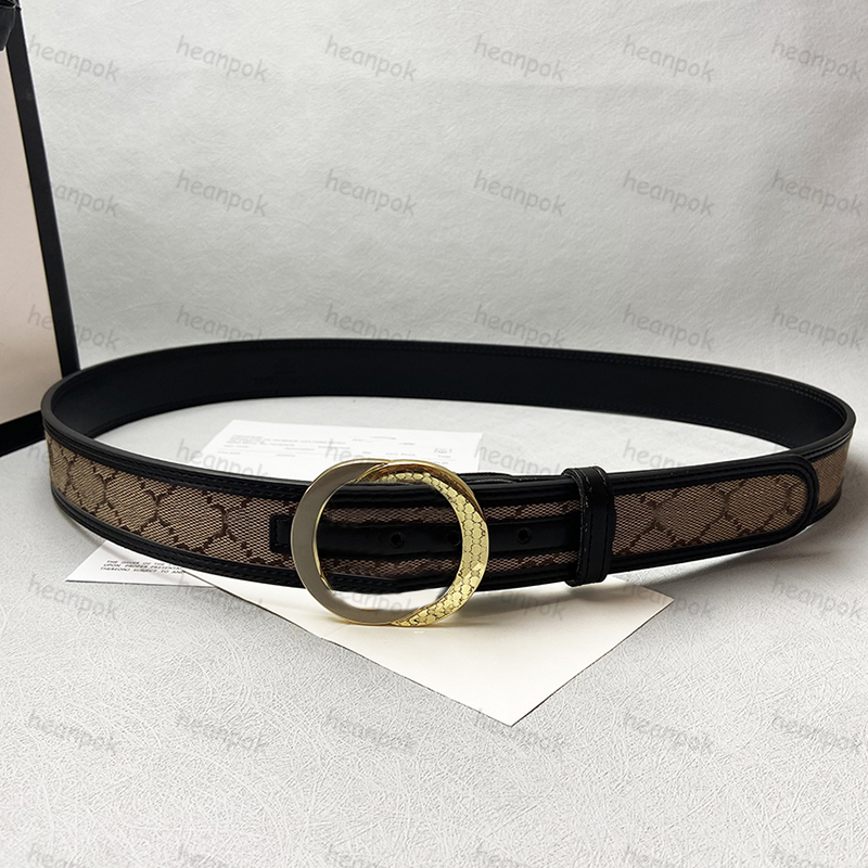 10 Option Ceinture De Luxe Toile Ceintures En Cuir Designer Pour Hommes Argent Or Verrouillage Lettre Boucle G Femmes Ceinture 3.8 Largeur Ceinture