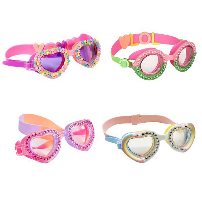 Goggles Kids Swimming Glasses With Anti-dim och UV-skydd NS No Aking FXIB-rem Swim Goggs för barn Eyewear AA230530