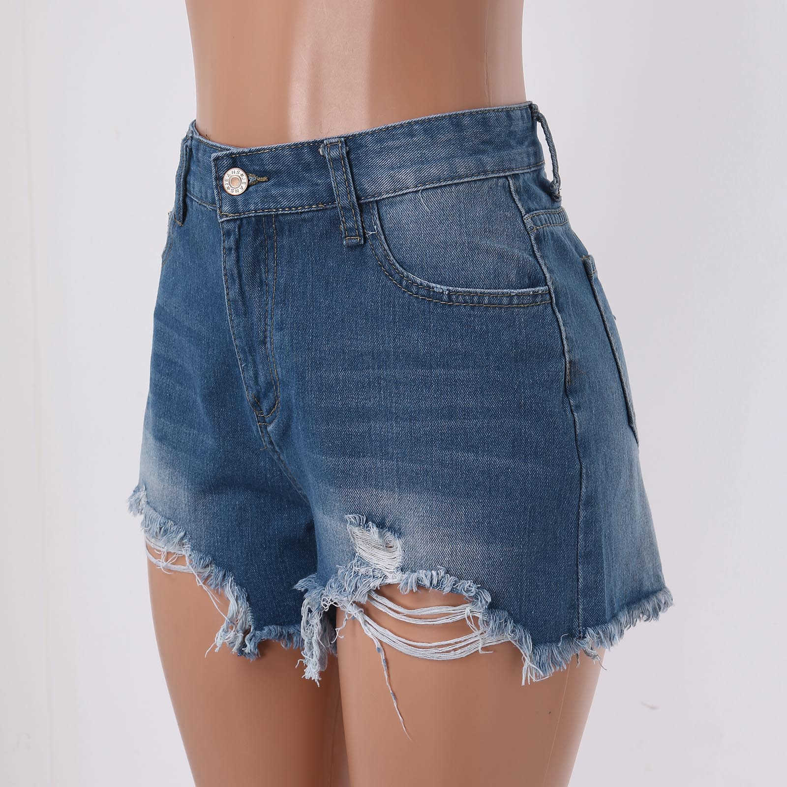 Shorts kvinnors plus size sommar korta arbetskläder denim shorts kvinnors lösa jeans p230530 bra