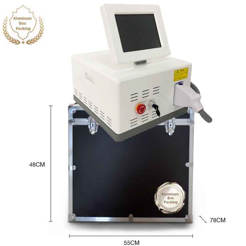 Portable diode laser hair removal spa machine skin rejuvenation 755 808 1064 nm depilator machines