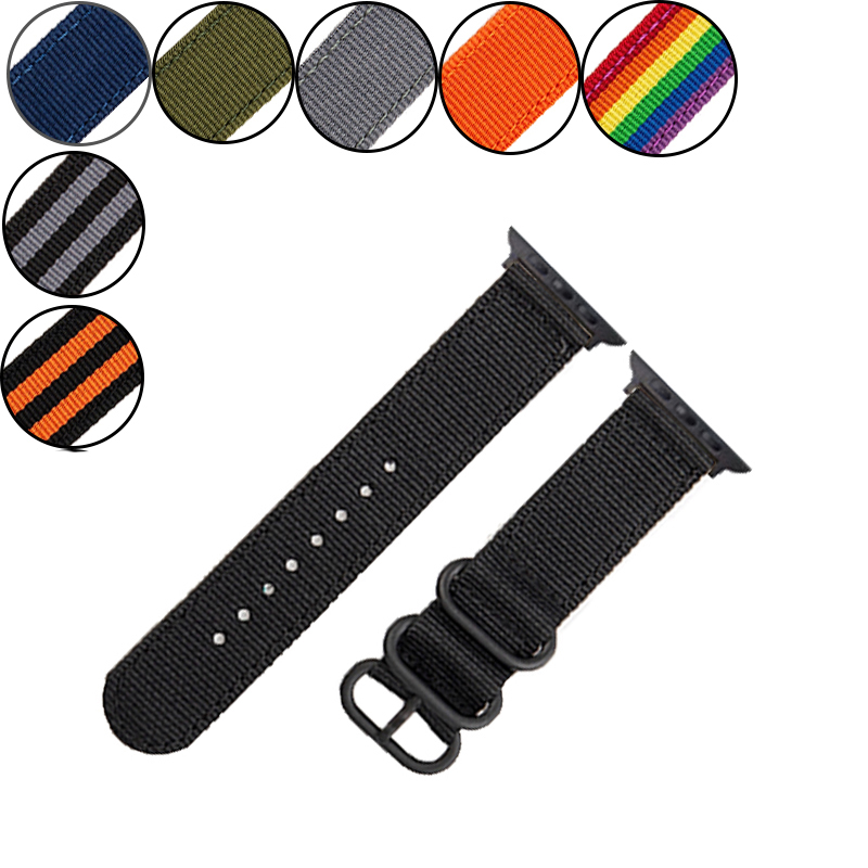 Fashion Nylon Band for Apple Watch Series Ultra Outdoor Buckle Watch Band for iWatch 8 7 6 5 4 3 38 40 41 42 44 45 49mm Strap accessories