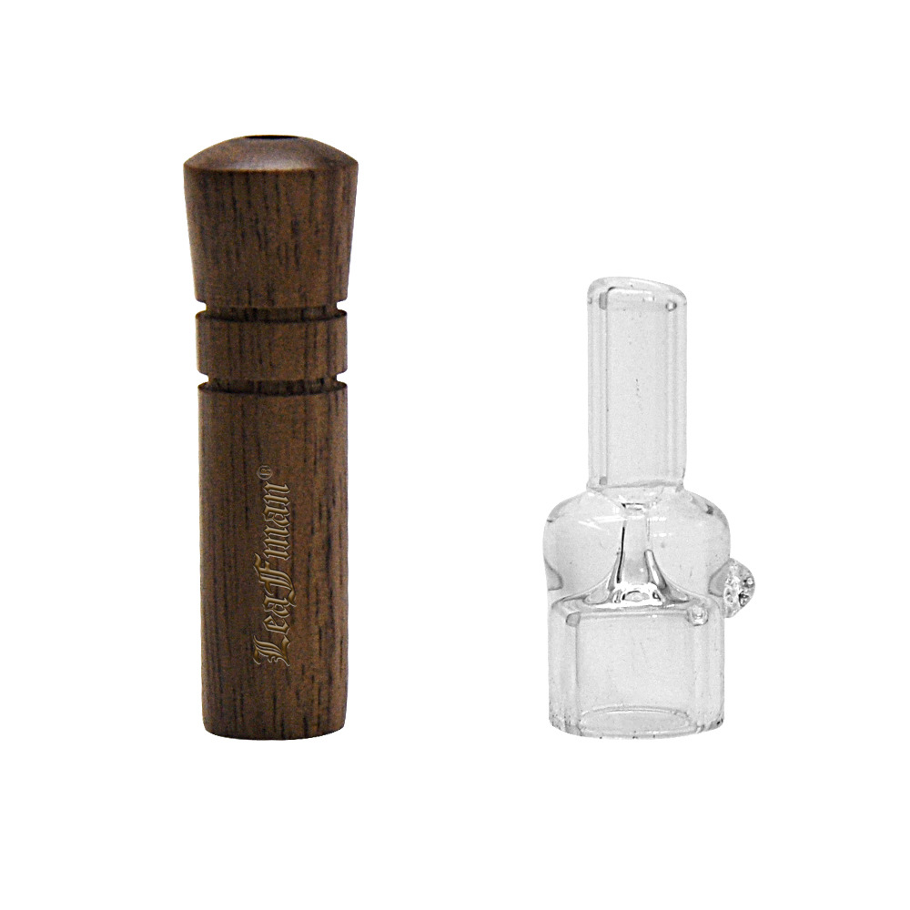 Smoking Pipes Walnut wood nozzle, a new hot selling glass pipe and wooden nozzle