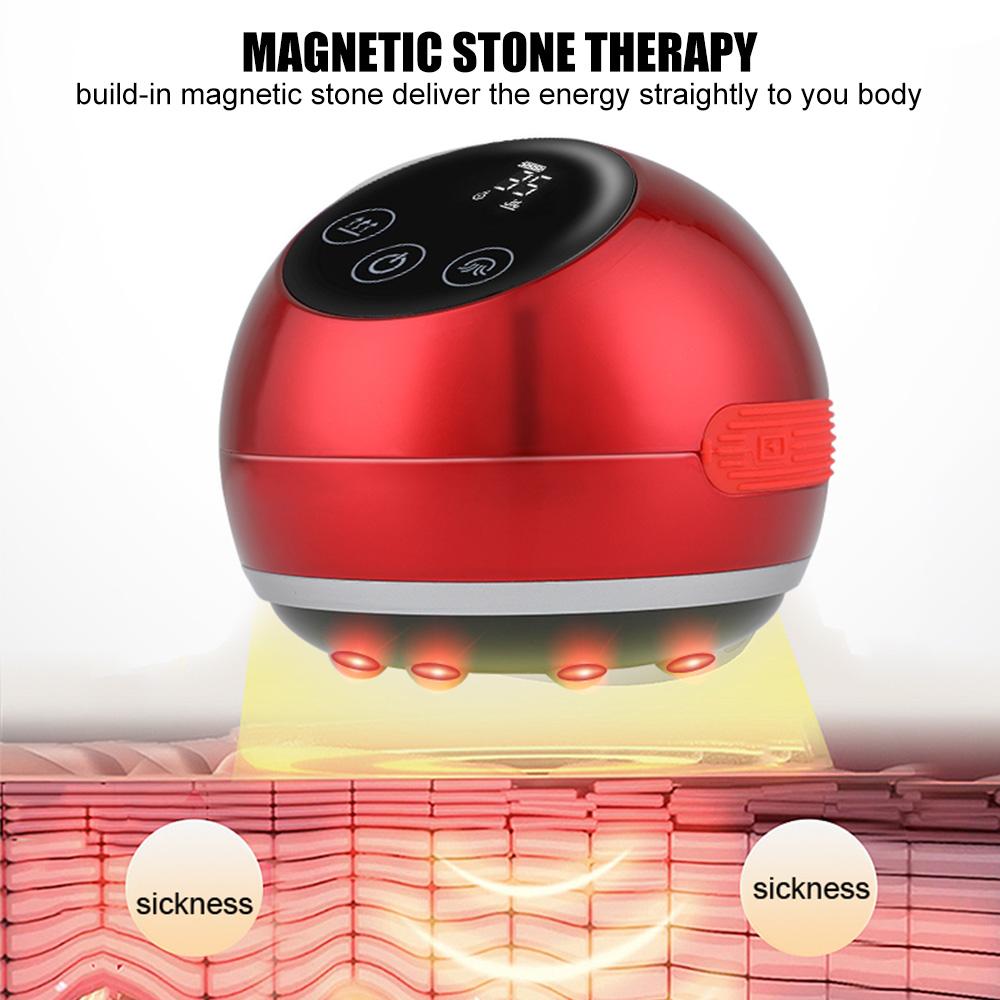Medycyna elektryczna masażer masażera Ssać Kubek Cupping LCD Wyświetlacz guasha skrobanie ir południka terapia magnetyczna aparat spalania tłuszczu