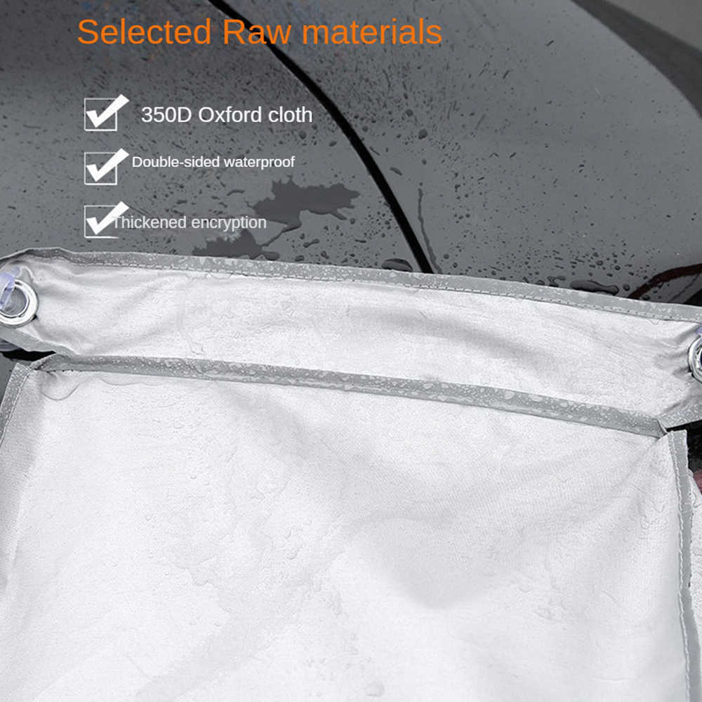 Nowa pokrywa tkaniny Bezpieczne ładowanie Wodoodporne przenośne praktyczne uniwersalne akcesoria samochodowe schronienie na stosie śniegu