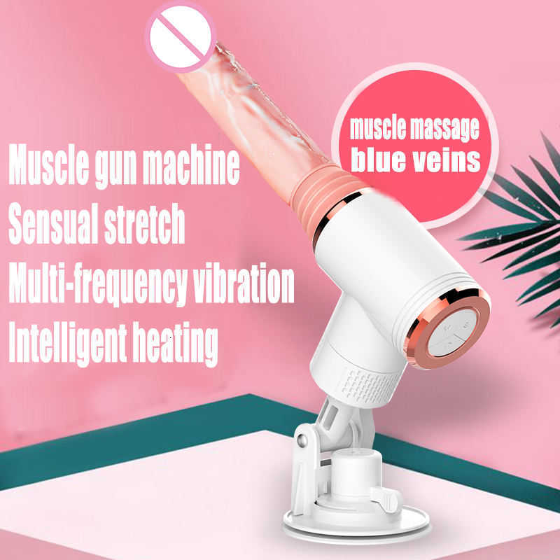 Máquina vibradora de empuje para orgasmo, consolador, pistola facial, relajación muscular, accesorios de masaje corporal, dispositivo de masturbación para mujeres