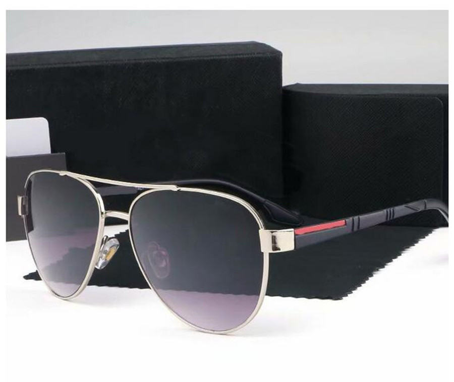 luxury Oval sunglasses for men designer summer shades polarized eyeglasses black vintage oversized sun glasses of women male sunglass
