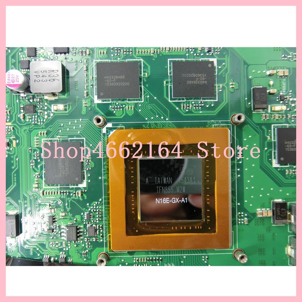 マザーボードG751JY I74710/i74720/i74860/i74870 CPU GTX980M/V4G GPUラップトップマザーボードASUS G751J G751JYノートブックメインボードテスト