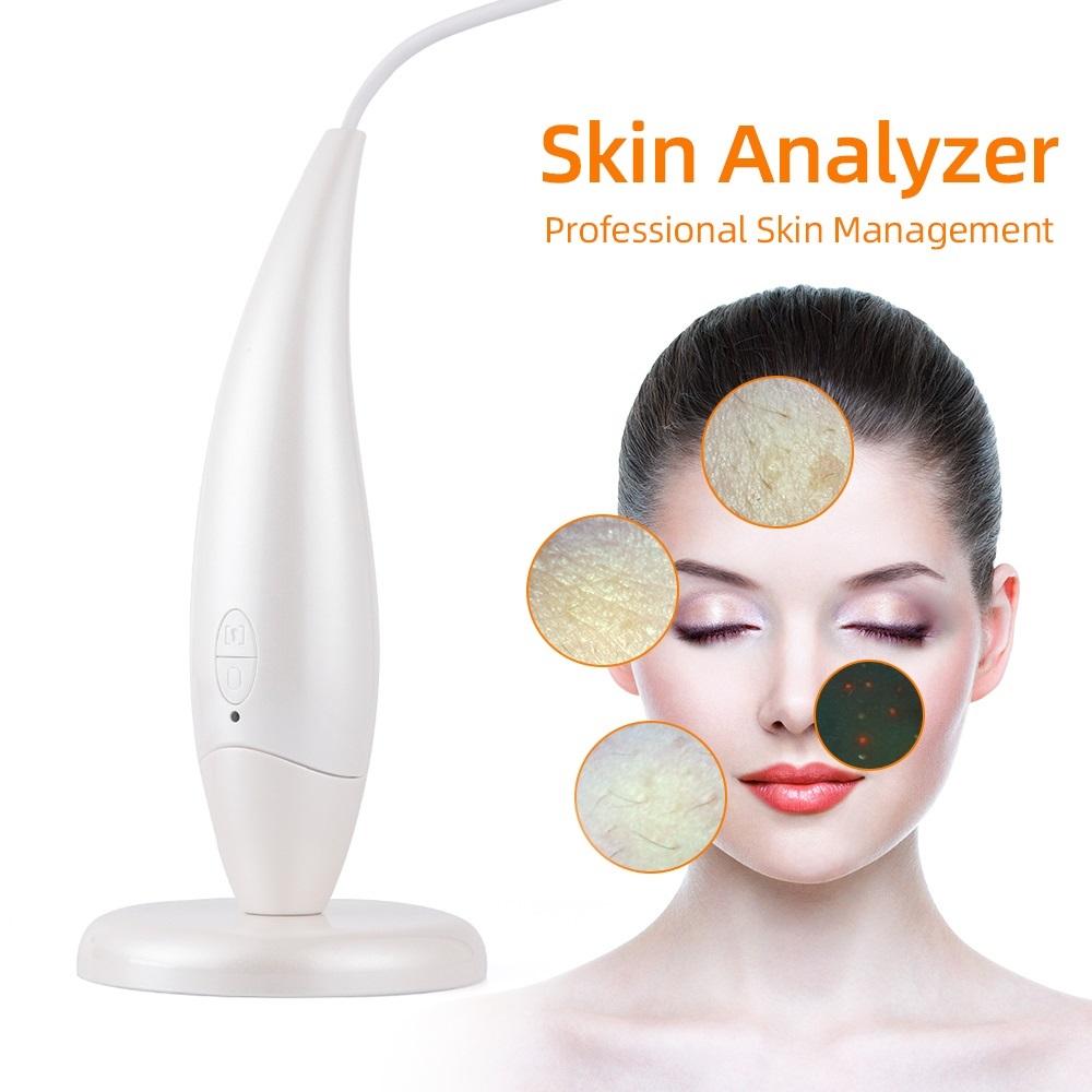 Analyzer la pelle professionale Macchina Salone di bellezza UV Light Dermis Tester Epidermide 50x Numinifier ingrandimento Wrinkle Grease Pori Microscopio