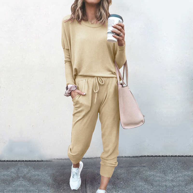 Tracksuits Wool Hoodie Two Piece 2021 Spring/Summer Lace Sweatshirt Set Women's Casual Sportswear P230531