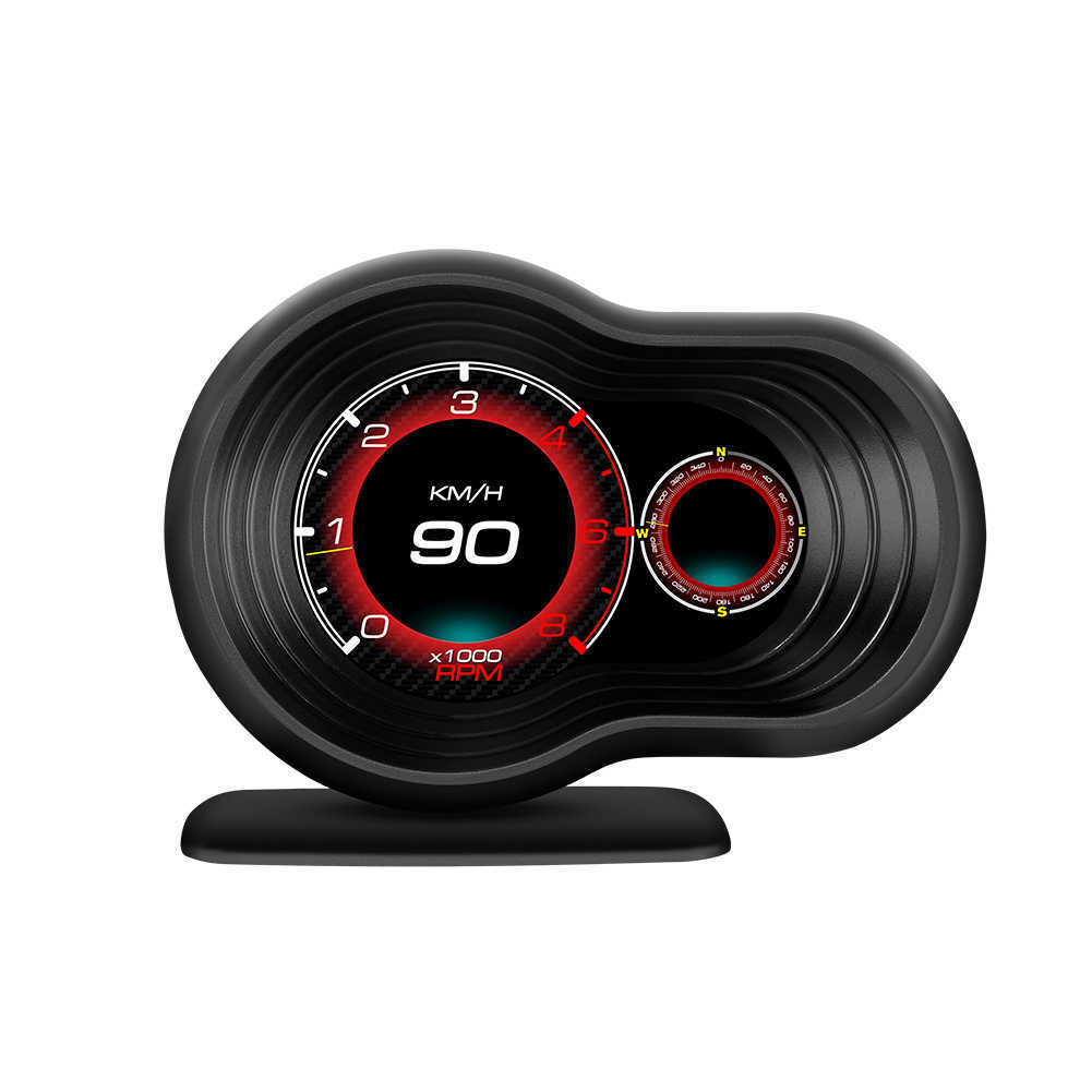 Новый автомобиль Head Up Display Auto Display OBD2 Smart Car HUD -датчик цифровой одометр.