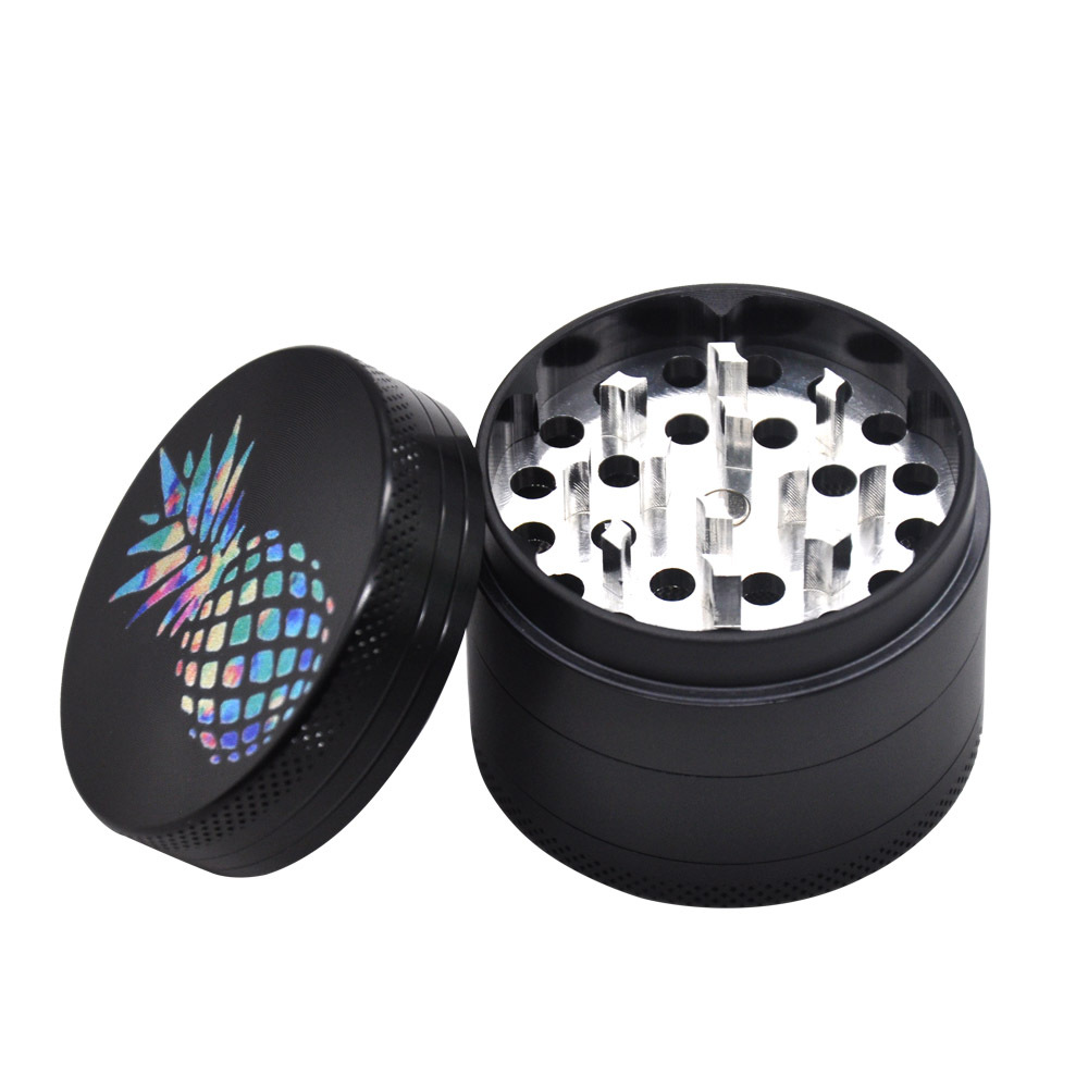 Smoking Pipes Hot selling aluminum alloy grinder in Europe and America, diameter 50mm, four layer metal grinder