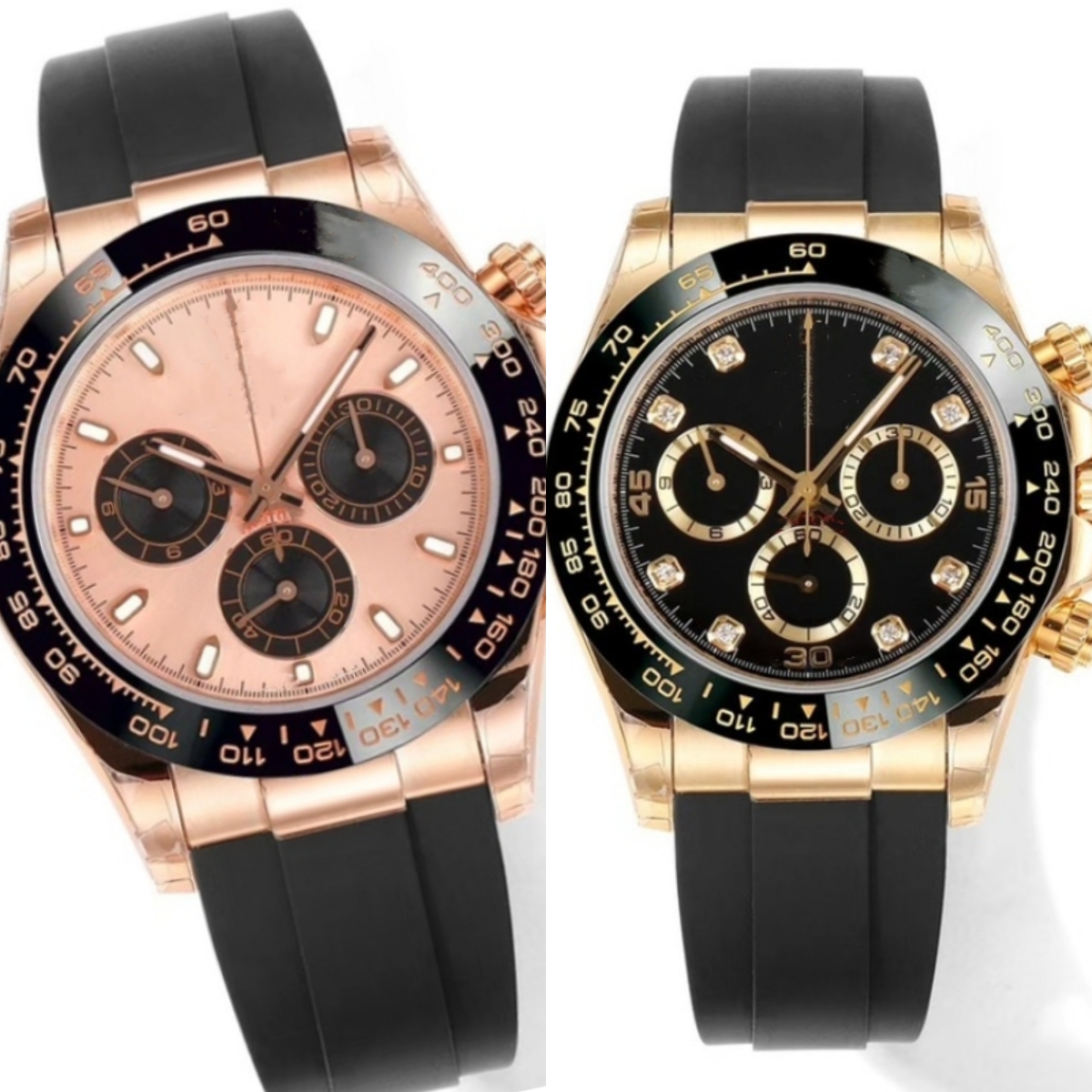 Relojes de movimiento Reloj de lujo de diseño automático para hombre con caja de acero inoxidable Multi-dial impermeable luminoso clásico generoso Rub284A