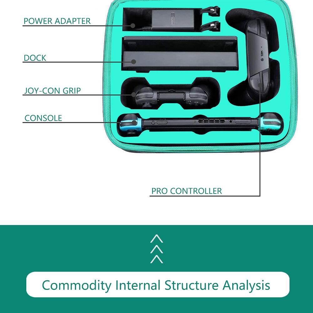Väskor Söt förvaringsväska för Nintendo Switch Animal Crossing NS Carrying Case Nintend Switch OLED Console Game Accessories Gift