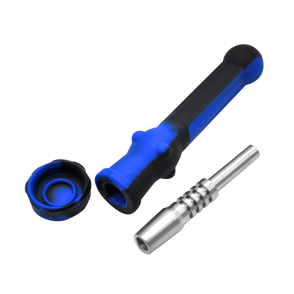 Smoking Pipes New silicone pipe Containing high-quality titanium nails