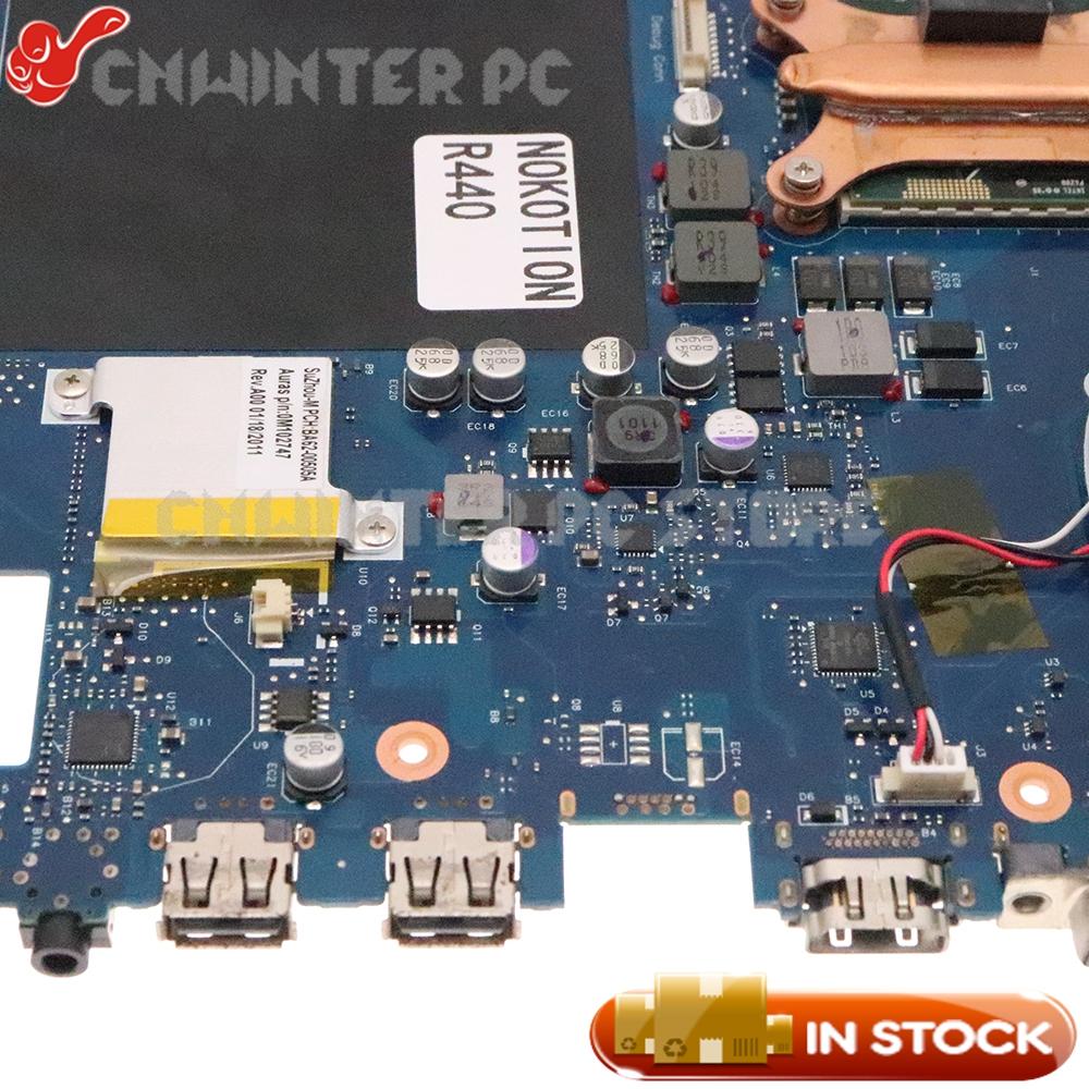 Motherboard Nokotion BA4101230A BA9206876A BA9206876B PARA SAMSUNG NPR480 R440 LAPTOP MOME