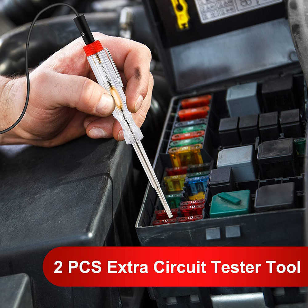 Fusible de voiture amplificateur de fusible automobile avec combinaison de pinces de boîte ensemble de fusibles de lame de voiture avec fusible de stylo électrique de Circuit d'inspection