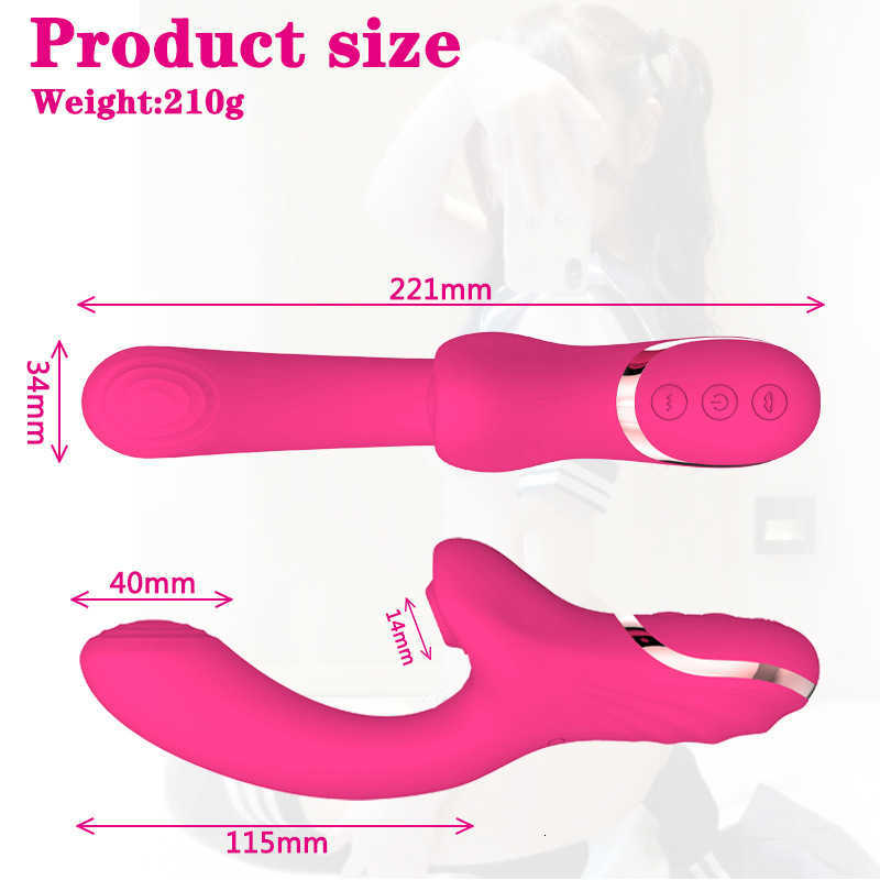 Silicone Vagina Sucking Vibrators 10 Speed Vibrating Oral Clit Sucker Clitoris Stimulator for Woman Masturbation