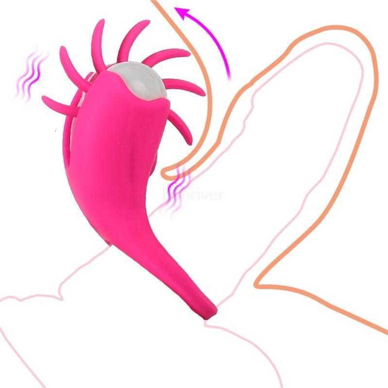 10 Snelheden Vibrators Penisring Cock Ringen Rotatie Orale Vagina Clitoris Stimulator G-spot Tong Likken Volwassen