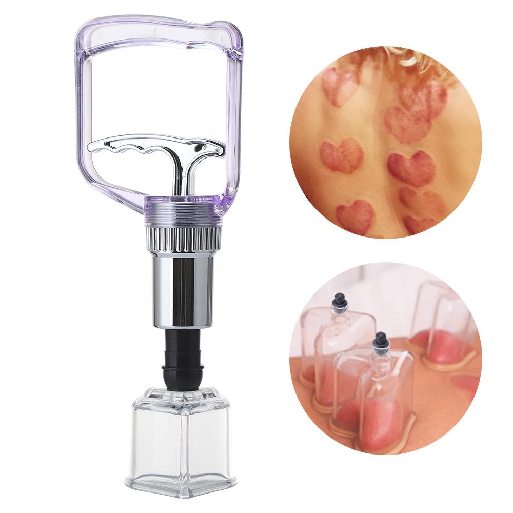 Massager SHARE HO Heart Shape ABS Vacuum Cans Banks Gun Cupping Anticellulite Massage Jars Suction Chinese Health Care Therapy