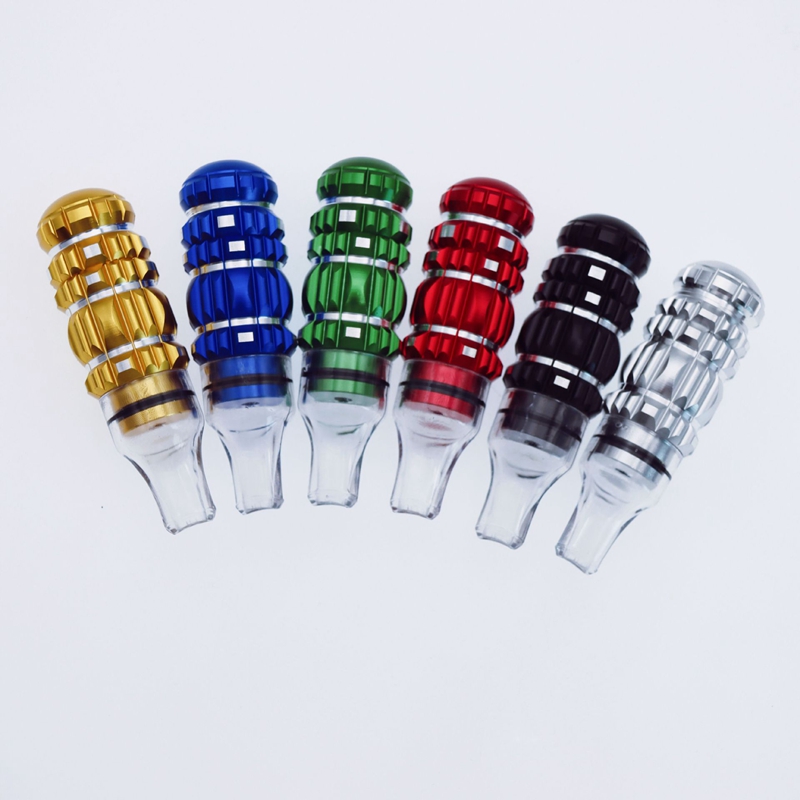 Mini Smoke Metal Pacifier Pipes Nipple Tube Mouth Aluminium Alloy Removable Smoking Pipe Herb Filter Tobacco Narguile Clear Mouthpiece Pipe Portable Grinder