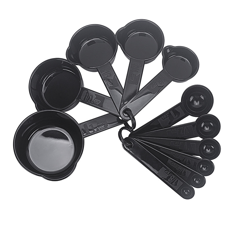 Home Kitchen Baking Accessory Plastic Measuring Cups Spoons Set Professional Coffee Salt Flour Sugar Scoop