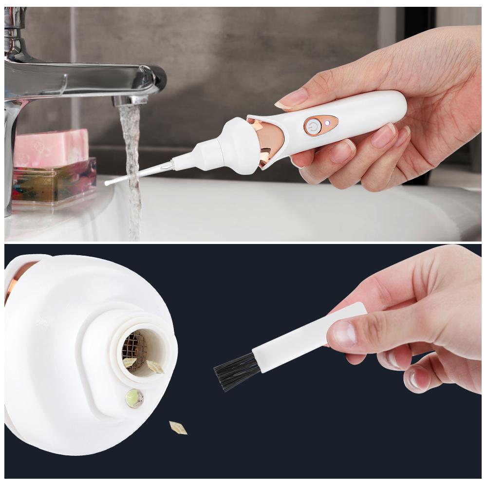 Trimmers Kid Elektrisch oor snoeplijn Veilige Vibratie Pijnloos Vacuüm Ooor Wax Pick Reiniger Remover Spiral Oor Reinigingsapparaat Dig Wax Earpick