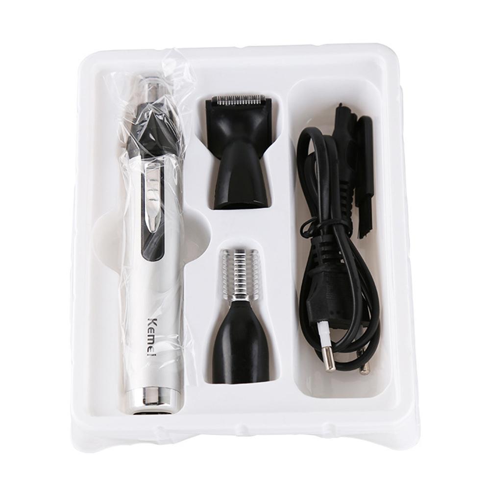 Tondeuse 3 en 1 électrique nez oreille tondeuse pour hommes rasoir Rechargeable épilation sourcil Trimer produit de sécurité Machine à raser soins du visage