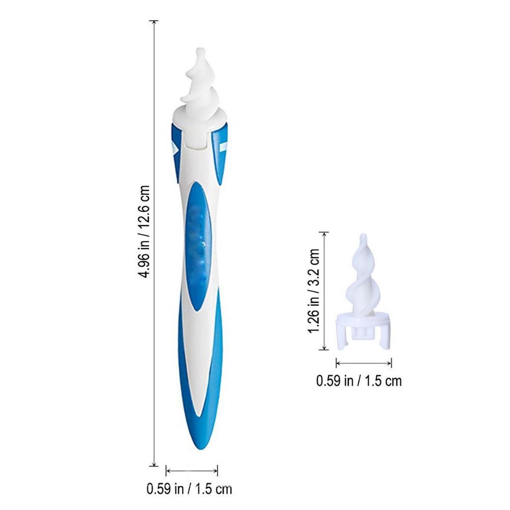 Bakım Kulak Temizleyici 16 Değiştirme İpuçları Kulaklık Kolay Kulak Çıkarma Spiral Kulak Kazı Temizlik Sağlığı Kulak İşitme cihazı Kulak Bakım Araçları