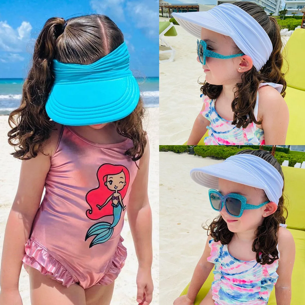 Gorra de béisbol con visera para niños de primavera y verano, gorra de béisbol para niñas y niños, sombrero para exteriores, tapa superior vacía, protección UV, sombrero para el sol