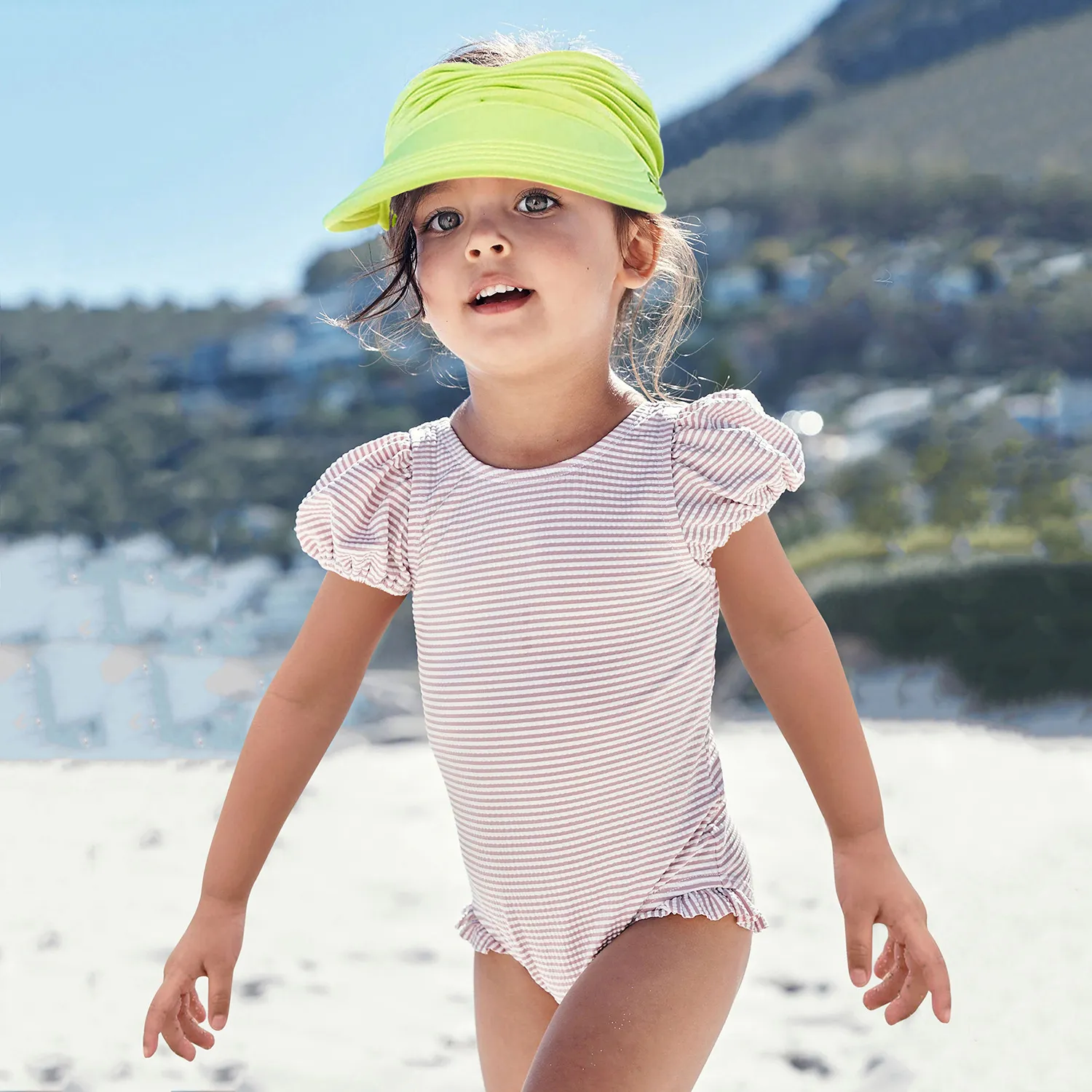 Gorra de béisbol con visera para niños de primavera y verano, gorra de béisbol para niñas y niños, sombrero para exteriores, tapa superior vacía, protección UV, sombrero para el sol