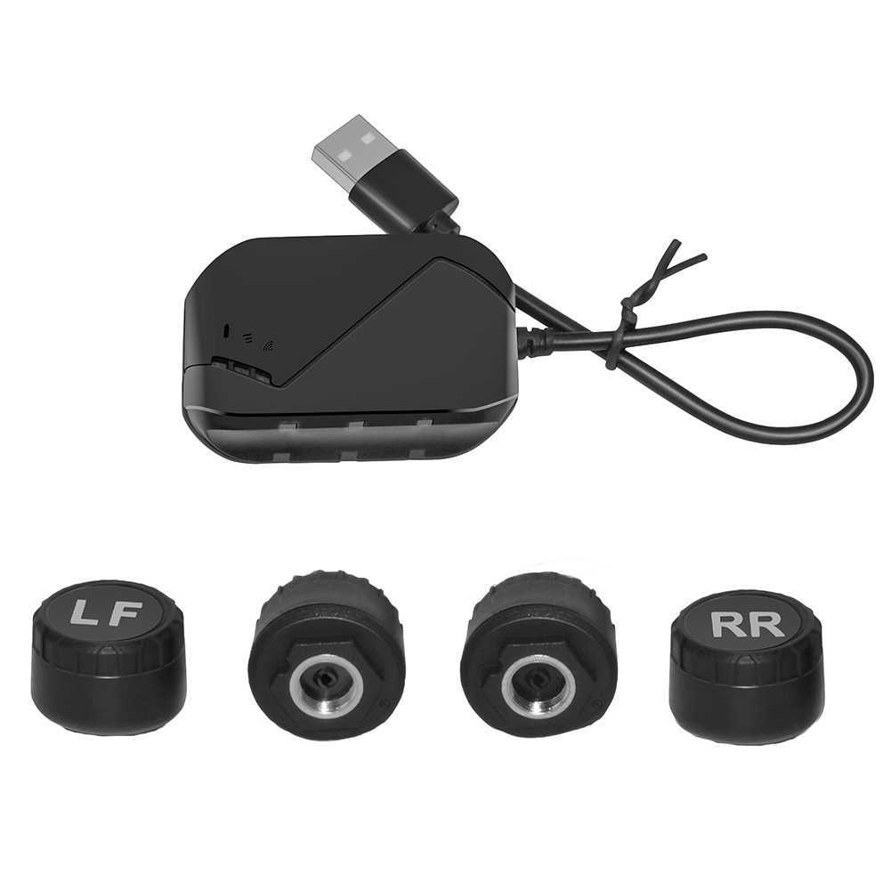 New Android USB Tire Pressure Monitoring System TPMS for Car Radio DVD Player Tyre External Sensor Leaking Low/high Pressure Alarm