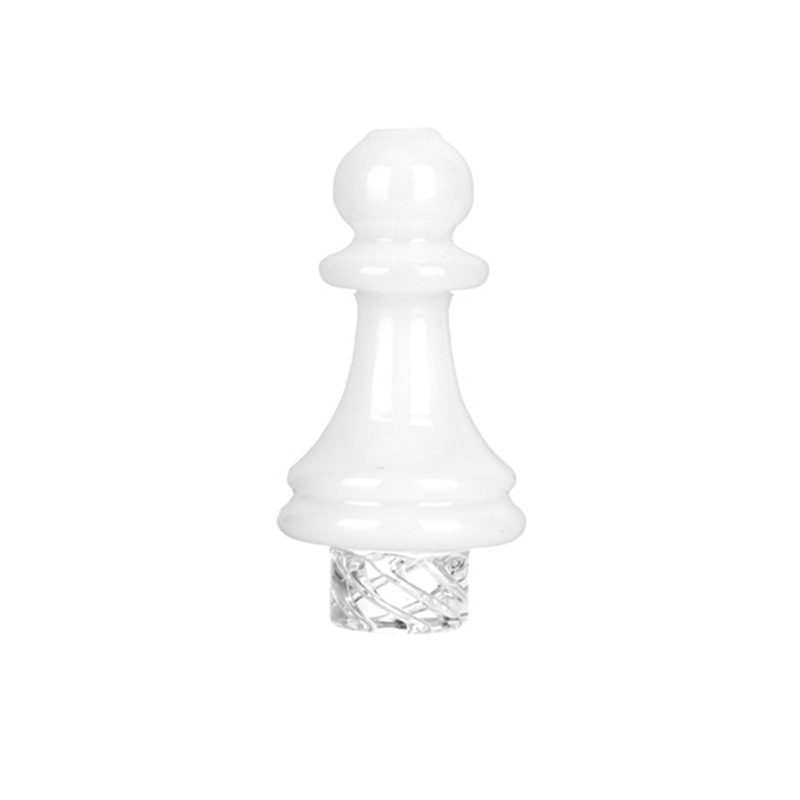 Latest 30MM Smoking Portable Colorful Chess Piece Thick Glass Handmade Bubble Carb Cap Nails Dabber Bong Oil Rigs Hookah Shisha Waterpipe Bowl Bubbler Tip Hat DHL