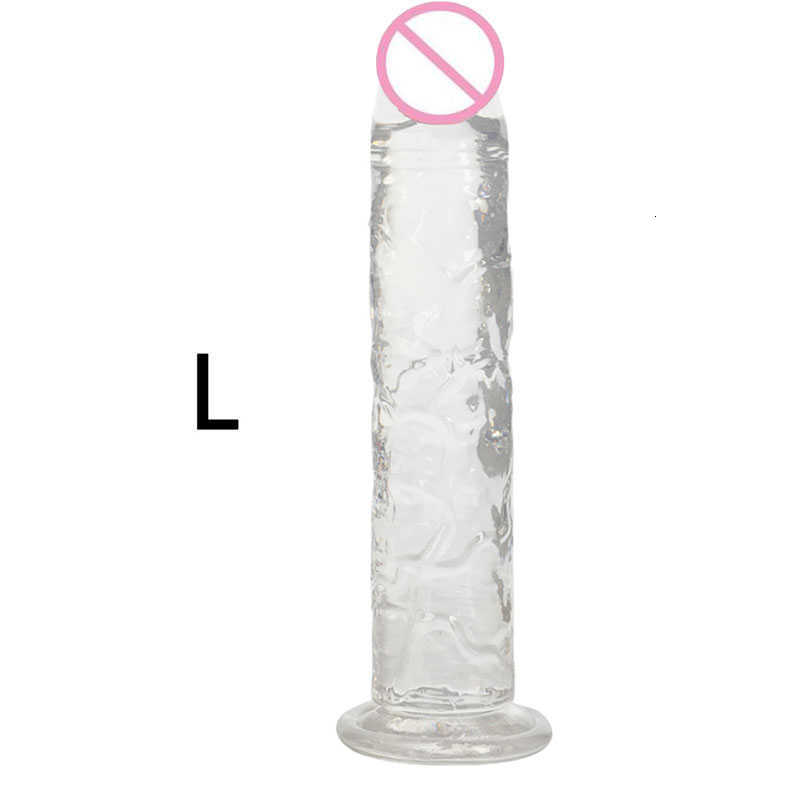 3 Size Translucent Soft Jelly Big Dildo Realistic Fake Penis Butt Plug for Woman Men Vagina Anal Massage Product