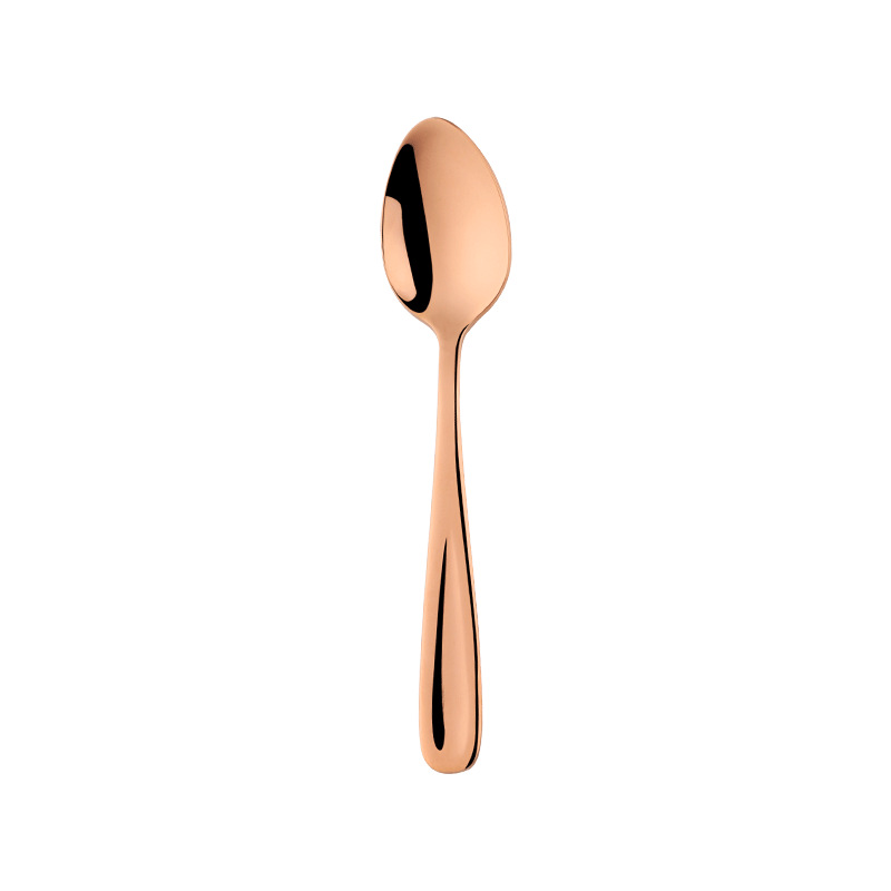 Creative 304 Spoons de aço inoxidável Capinho banhado a colher de chá de talheres agitando colher de chá de açúcar Ferramentas de cozinha de sorvete