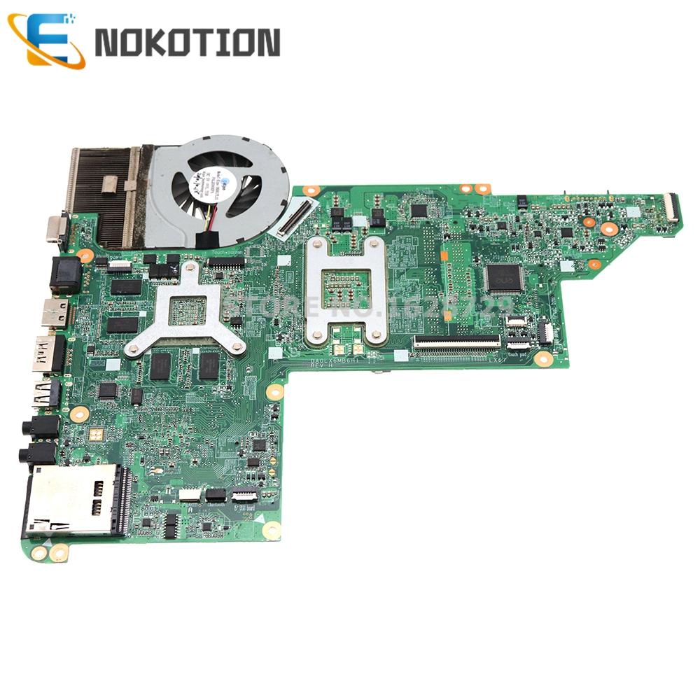 マザーボードNokotion 630278001 592816001 615278001 for HP Pavilion DV63000ラップトップマザーボードI7720QM CPU+HEATSINK