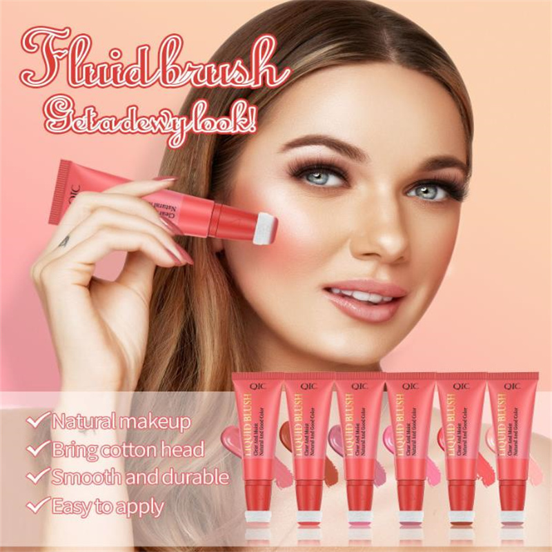 Liquid Blush Makeup Wand met Cushion Applicator Natuurlijk ogend voor Dames Meisjes Drop Shipping