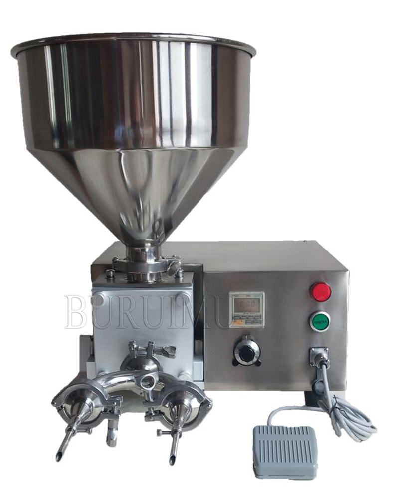 Commercial Automatic Cream Filler Machine Ny designglass Filling Machine Electric Puff Jam Filling Machine