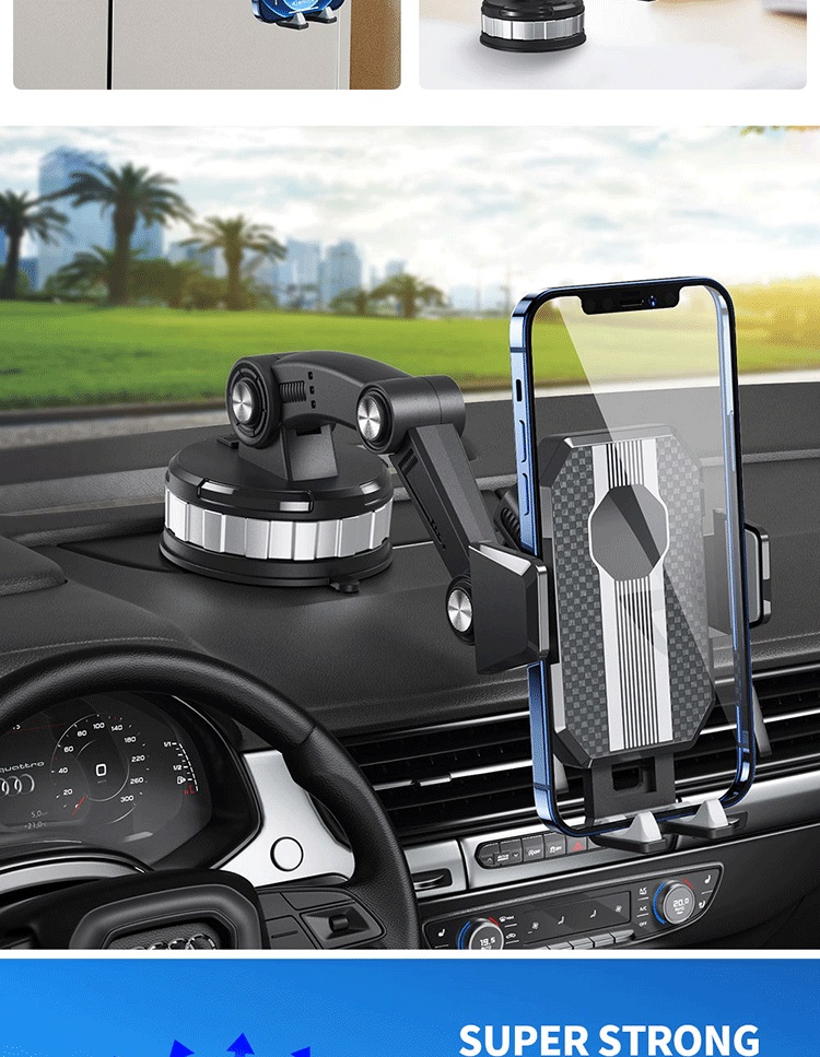 Suporte de telefone para carro com ventosa, painel universal, para-brisa, suporte para celular para iPhone 14 Max 13 Pro Samsung Galaxy S22 Ultra