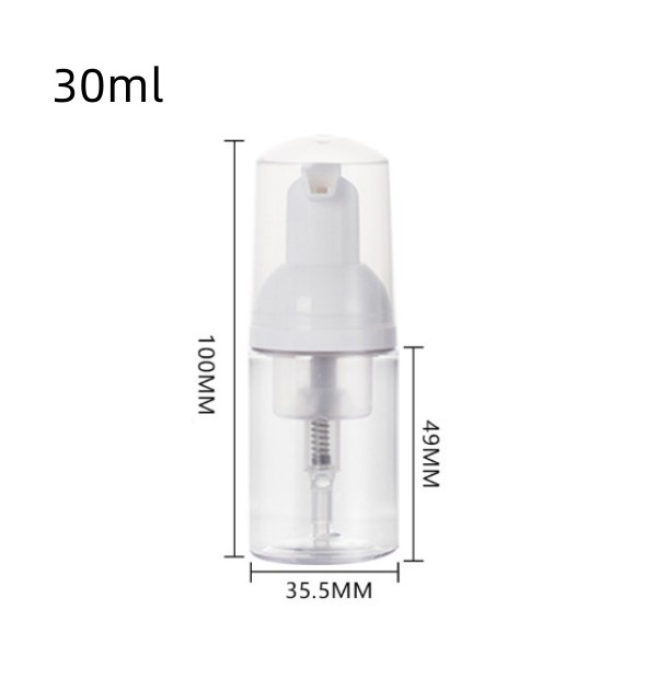 도매 30ml 50ml 60ml 플라스틱 비누 디스펜서 병 거품 펌프 병 골드 무스 액체 손 소독제 거품 컨테이너 JL1299