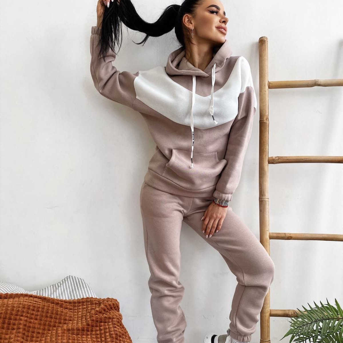 Survêtements Ensemble de course d'été Jogging à glissière Sweat à capuche pour femme Sportswear Coupe ample décontractée P230531