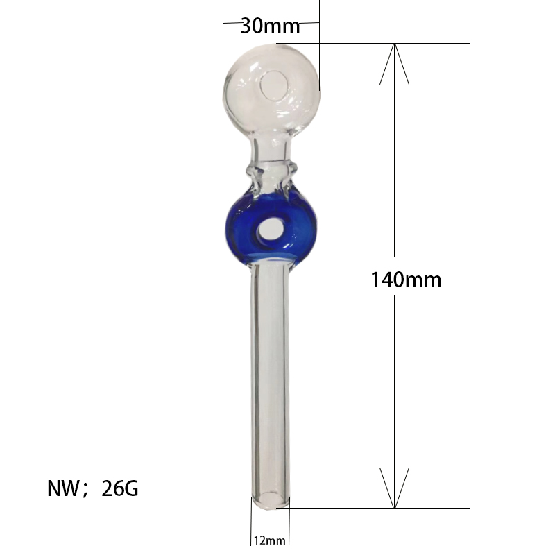 Groothandel kleurenoliebranders, pijpen met cirkelfilterkamer, rechte handpijp, kogelbrander, kommen met een diameter van 30 mm