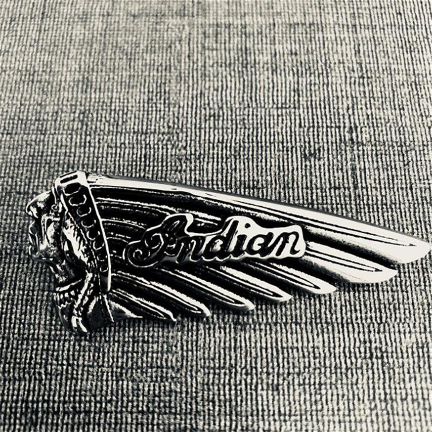 Support Dropship Indian Motorcycles Biker Style Pendant 316L Stainless Steel Jewelry Popular Cool Indian Pendant294n