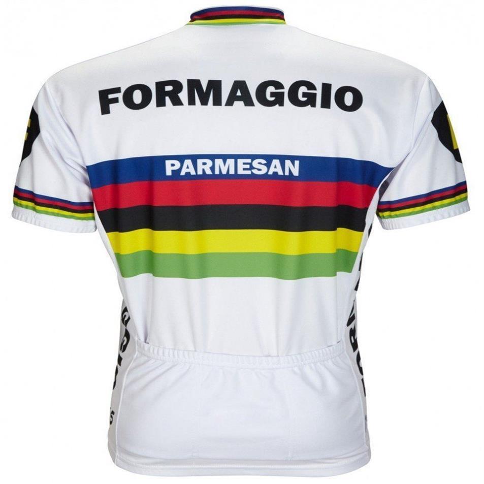 2022 Mens Retro Formaggio 1965 World Dhampion Cycling Jersey Summer Team Cycling Kläder cykelkläder Roupas Ciclismo Maillot Vel276n