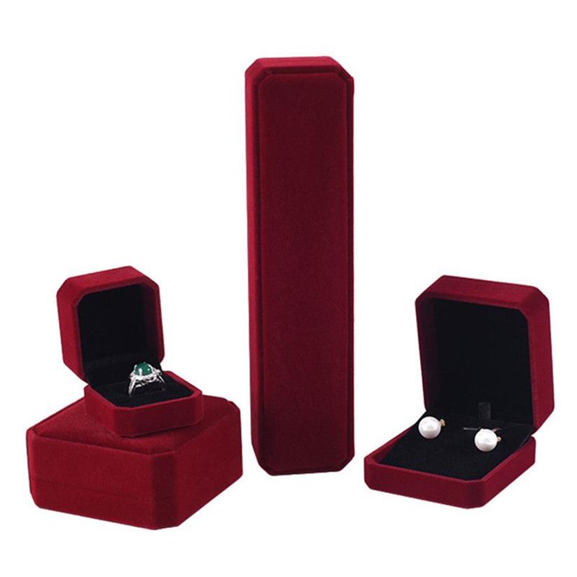 Caja cuadrada para joyería, conjunto de joyería de boda, pendientes, anillo, collar, pulsera, soporte, Cajas de almacenamiento, caja de embalaje de regalo 276C