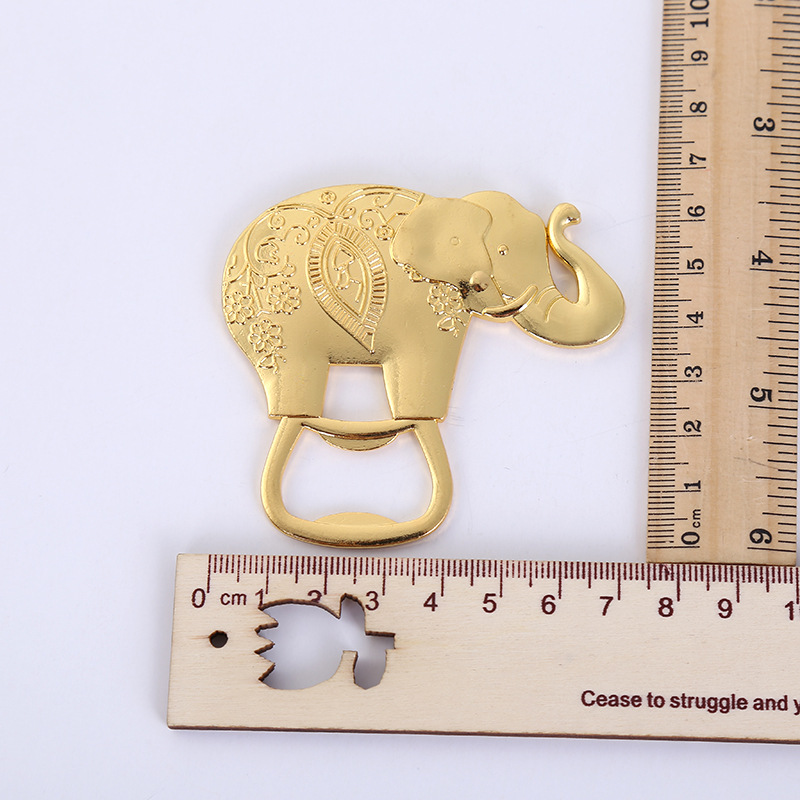 Groothandel Gouden Olifant Flessenopeners Wijn Bier Champagne Bruiloft Bruiloften Geschenkopener Keukengereedschap