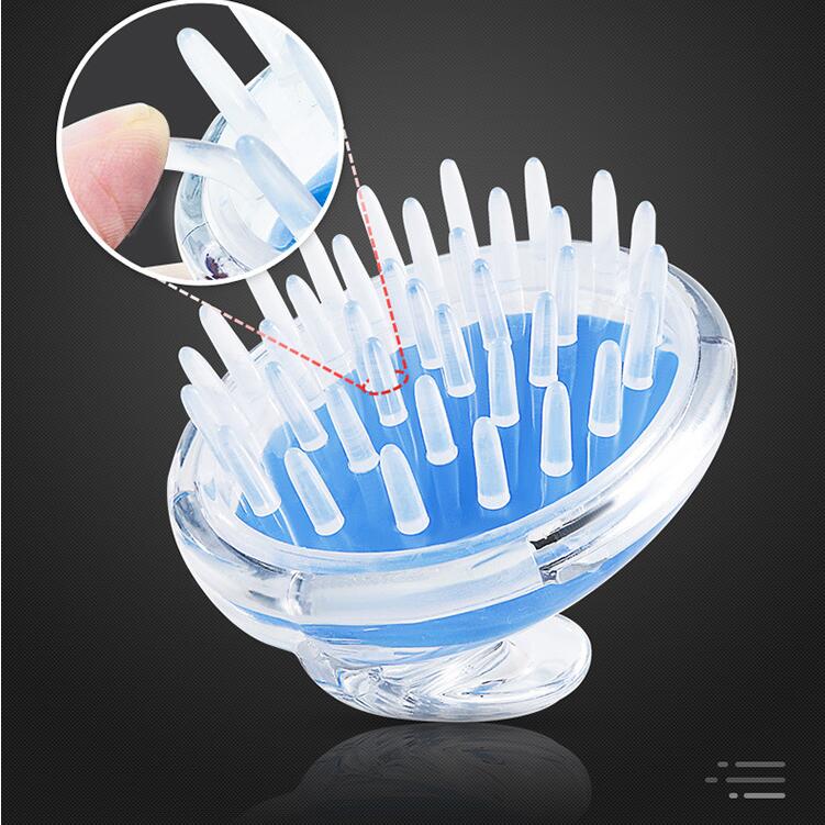 Silicone Head Body Massager Shampoo Scalp Massage Brush Hair Washing Comb Body Shower Brush Bath Spa Slimming Massage Brush Q802